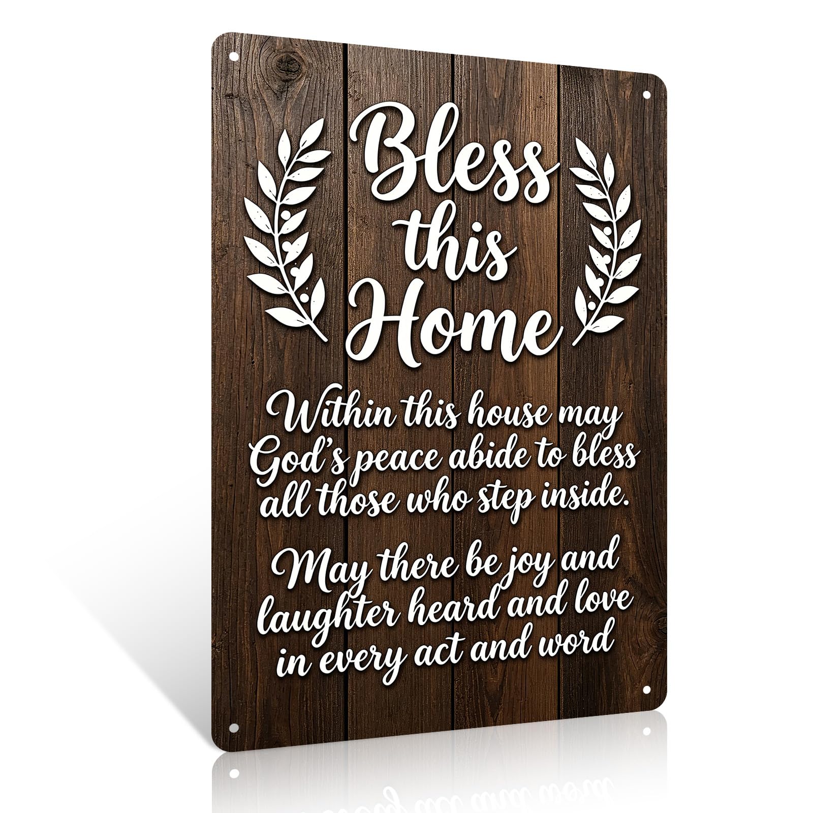 Ulord House Warming Gifts New Home Blessed House Warming Gifts New Home Metal Sign 8X12 Inches Retro Wall Art