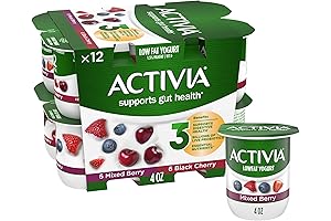 Activia Lowfat Yogurts Help Support Gut Health