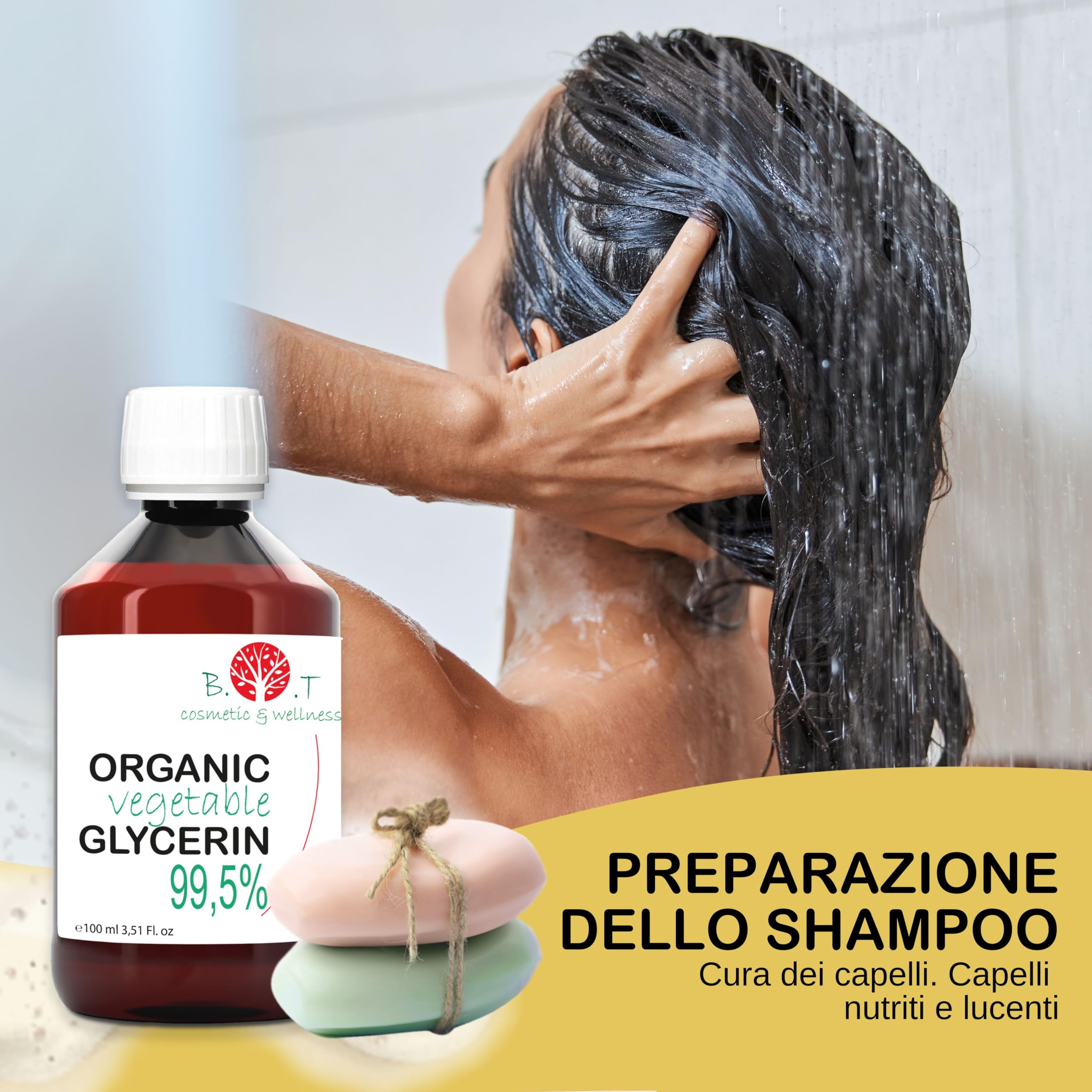 Glicerina Liquida Vegetale Pura e Bio - Glicerina per Bolle di Sapone, Olio Idratante Viso e Corpo, Base Cosmetica Fatta in Casa 100% Naturale - 1000 g 1 kg