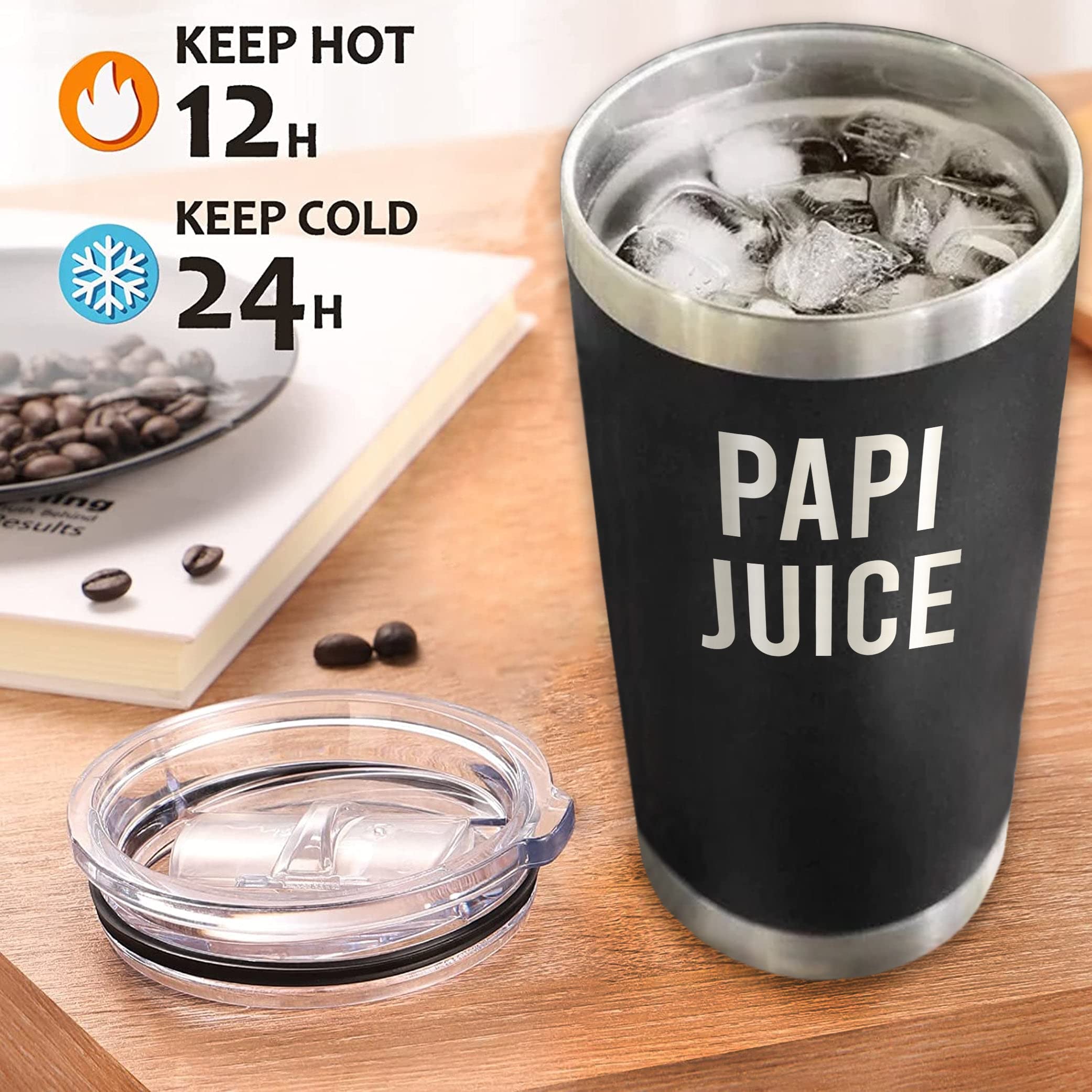 LissiArt97 Papi Juice Tumblers Laser Engraved - 20Oz Travel