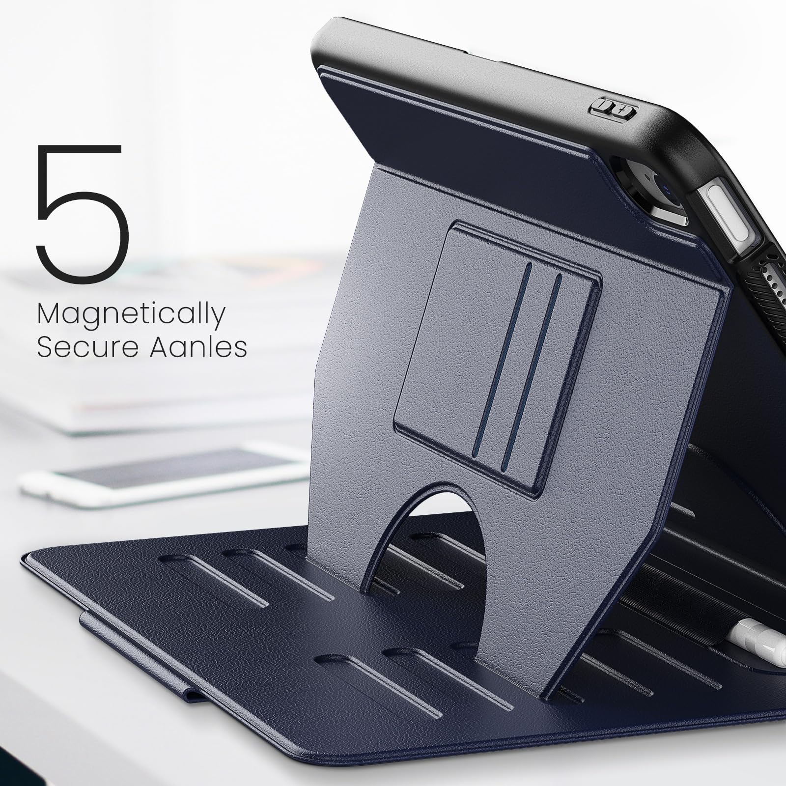 Custodia magnetica A16 per iPad da 10,9 pollici, iPad 11a/10a generazione (A16), sottile, con forte supporto magnetico per penna [Auto Sleep/Wake], cover 11°/10° generazione, supporto