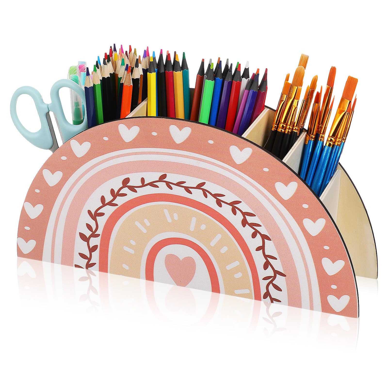 Organisateur de bureau multifonctionnel en bois pour stopper le désordre des stylos