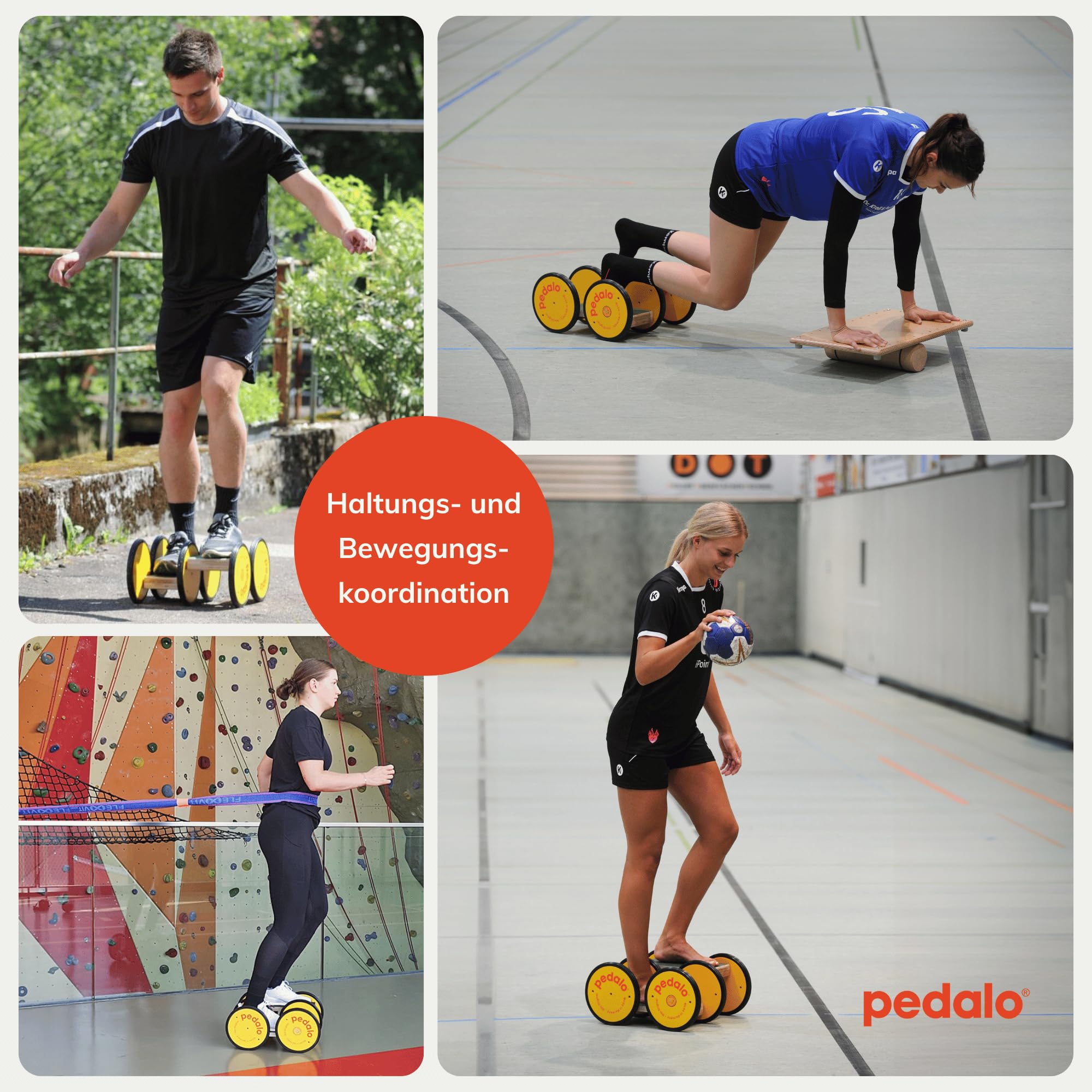 pedalo® Classic I Doppel I Gleichgewichtstrainer I Koordination I Balance I Rhythmusfähigkeit I Kinder I Erwachsene