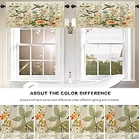 Vista 372 de Cenefas de cocina modernas con patrón de cobre marrón dorado para ventanas, cenefas opacas abstractas de marcas de arañazos y cortinas opacas