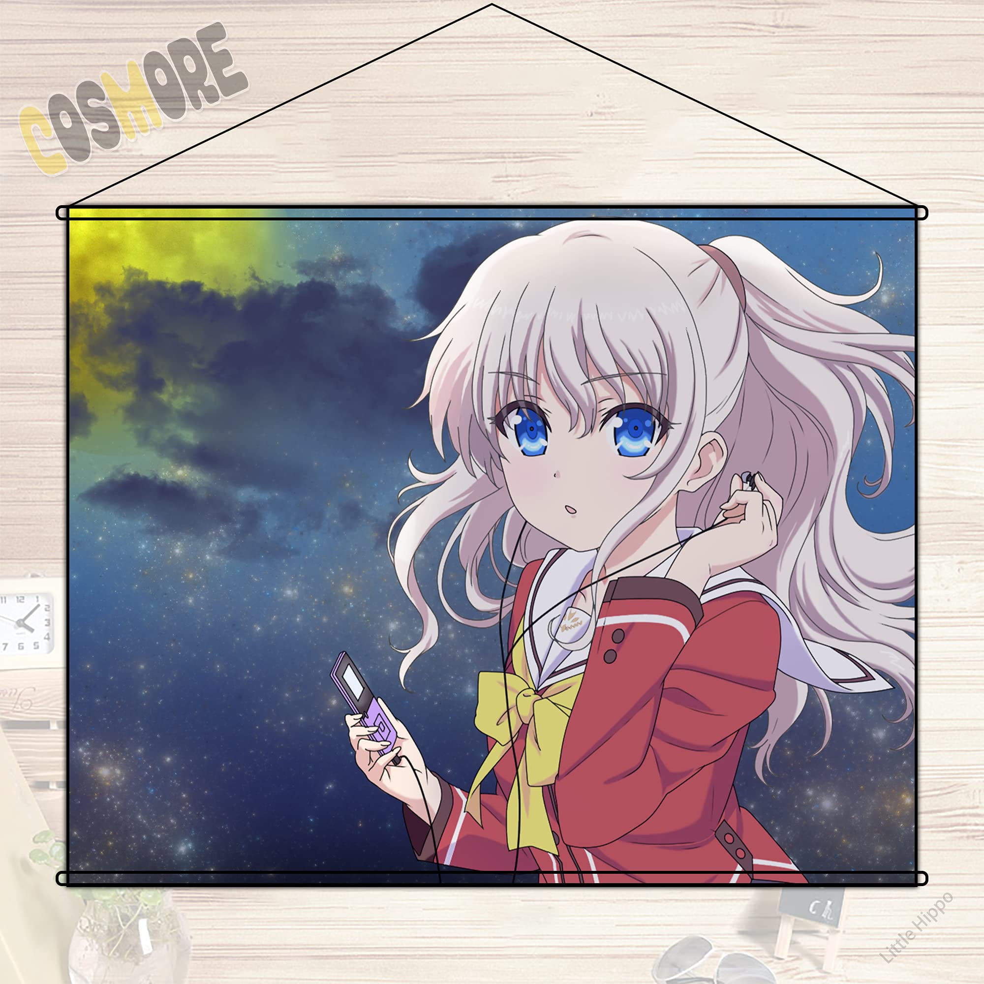 大人気!Charlotte 友利奈緒 B2タペストリー キャラクターグッズ