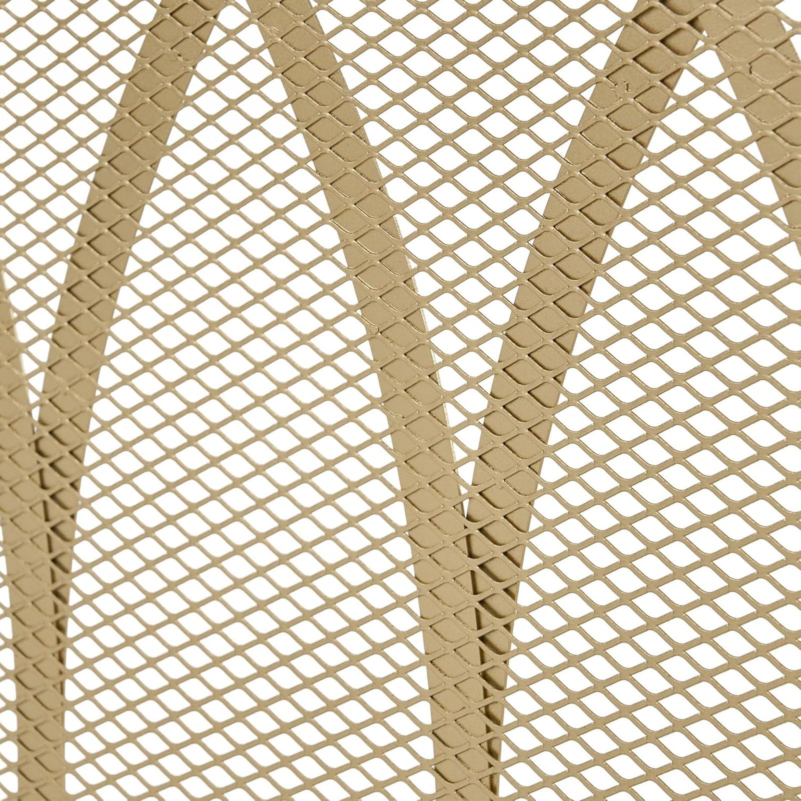 Quadratischer Kaminschutzgitter mit Einzelpaneel, Freistehender Ofenschutzgitter mit Feinem Gitter, Funkenschutzgitter für Kamine und Öfen, für Wohnzimmer(Metallic)