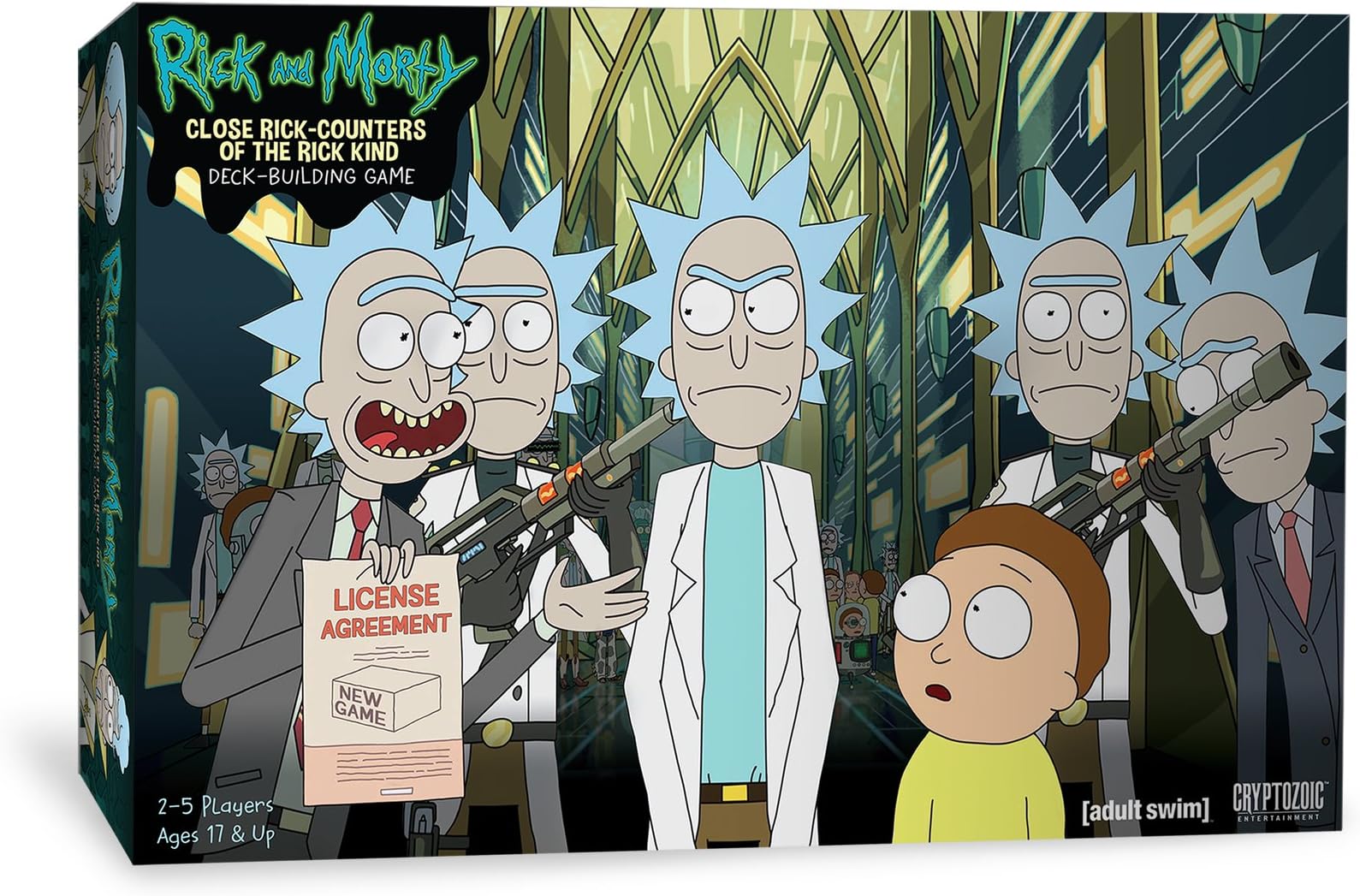 Cryptozoic Entertainment Rick and Morty Deckbuilding Game, Multicolour