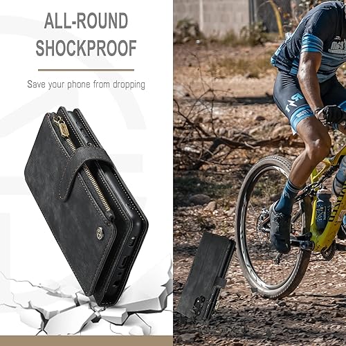 Miniatura 7 de BalleenE Funda con tapa para Samsung A32 5G funda protectora de piel sintética a prueba de golpes con ranuras para tarjetas para Samsung Galaxy A32