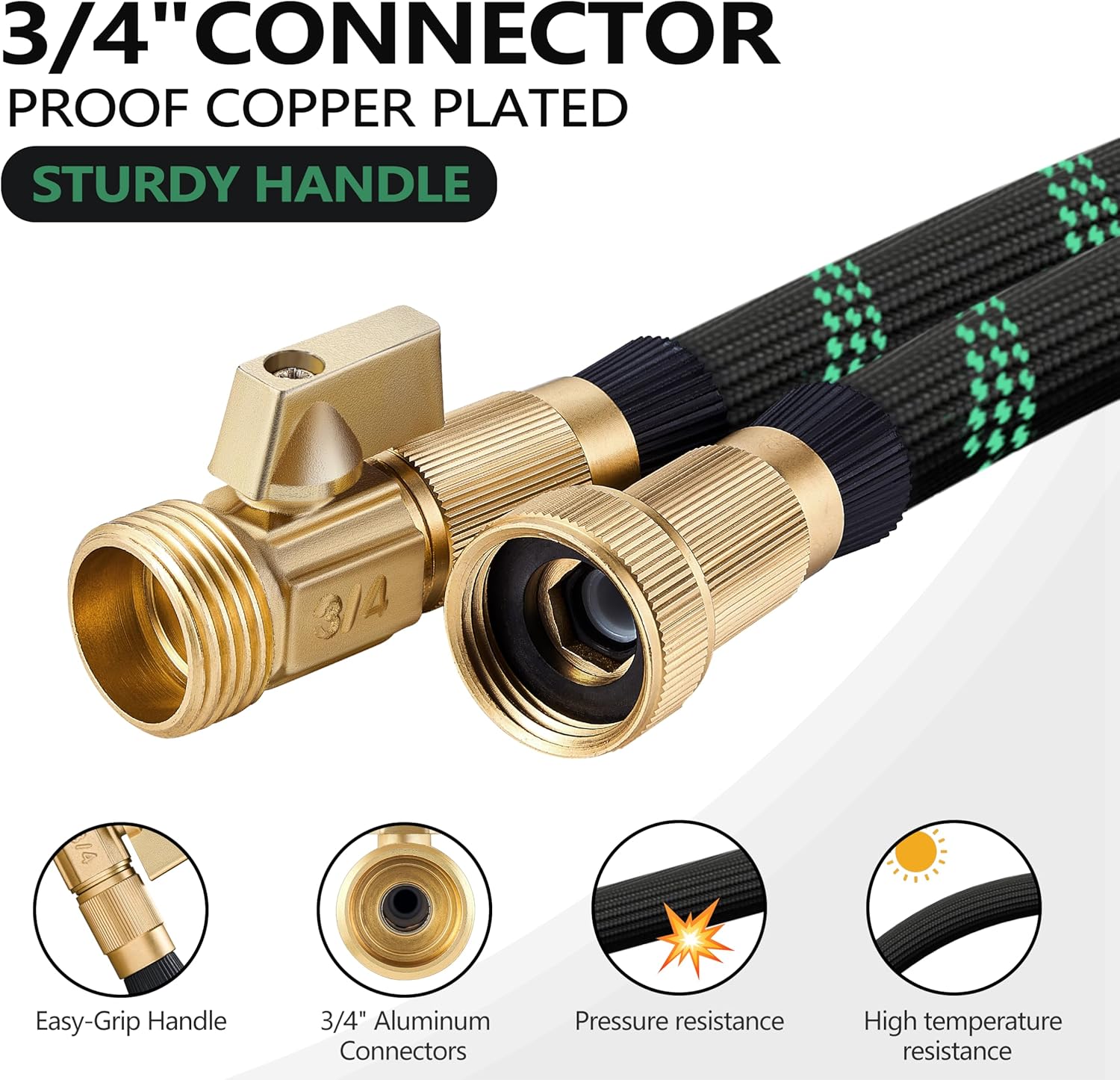 2025 Ultra-Lightweight Flexible Garden Hose: Kink-Free, Durable, and Versatile for All...