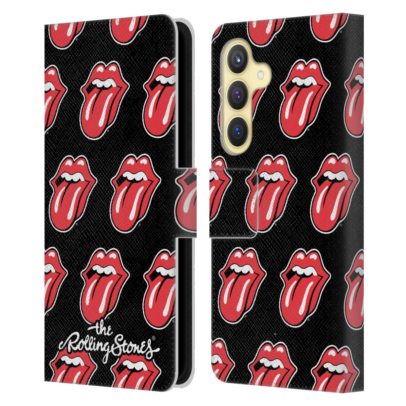 Funda tipo libro Samsung Galaxy S24 5G para conciertos y viajes con diseño de lameduras 7