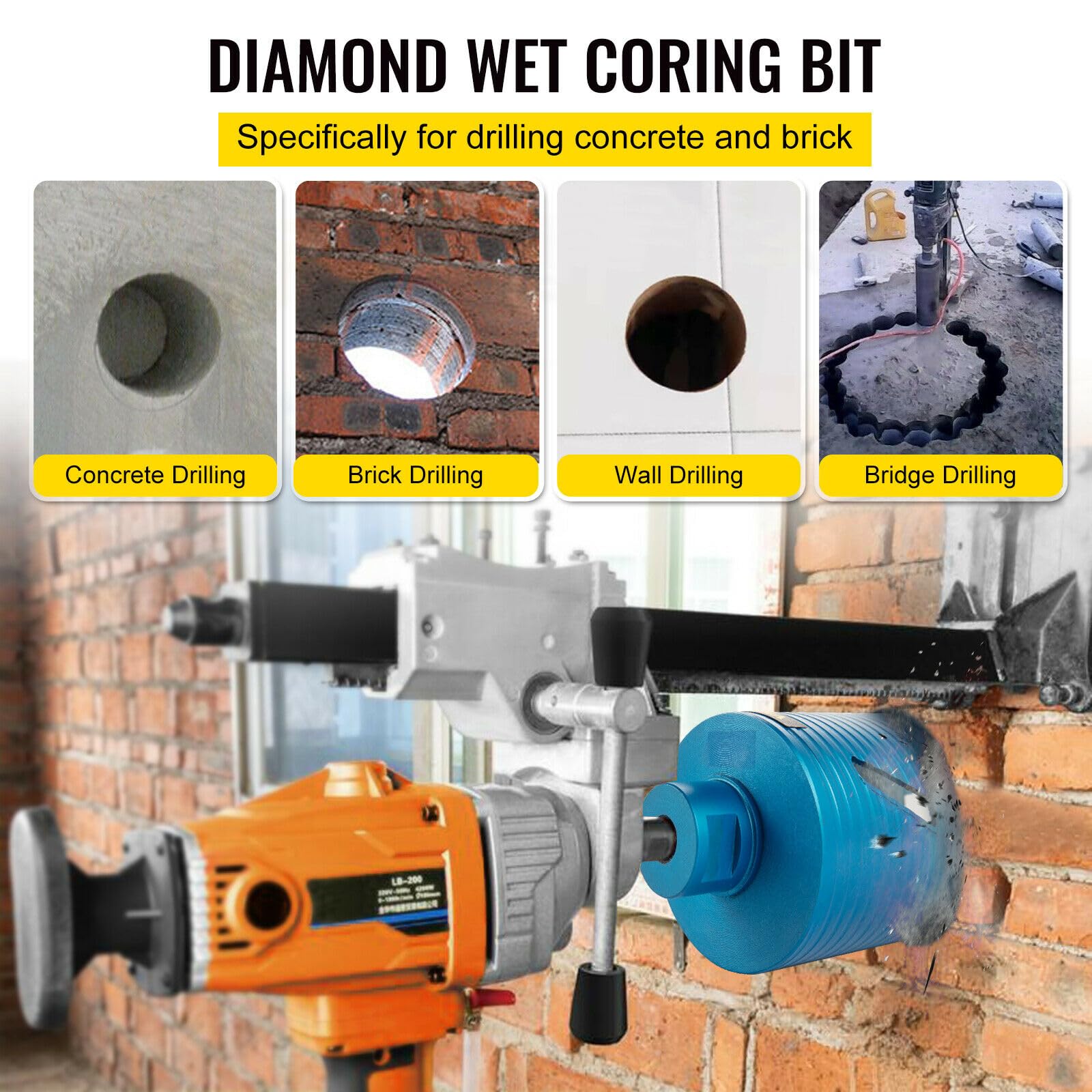 DaduoRi Foret humide de qualité supérieure de 8,9 cm pour béton
