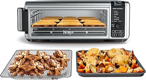 Ninja Digital Air Fry Countertop Oven, 8-in-1 Functionality, 1800W, Flip-Up
