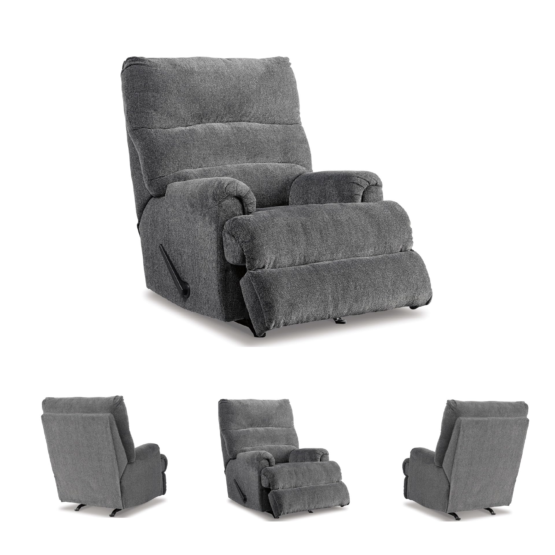 Amazon.com: Signature Design by Ashley Man Fort Traditional Rocker