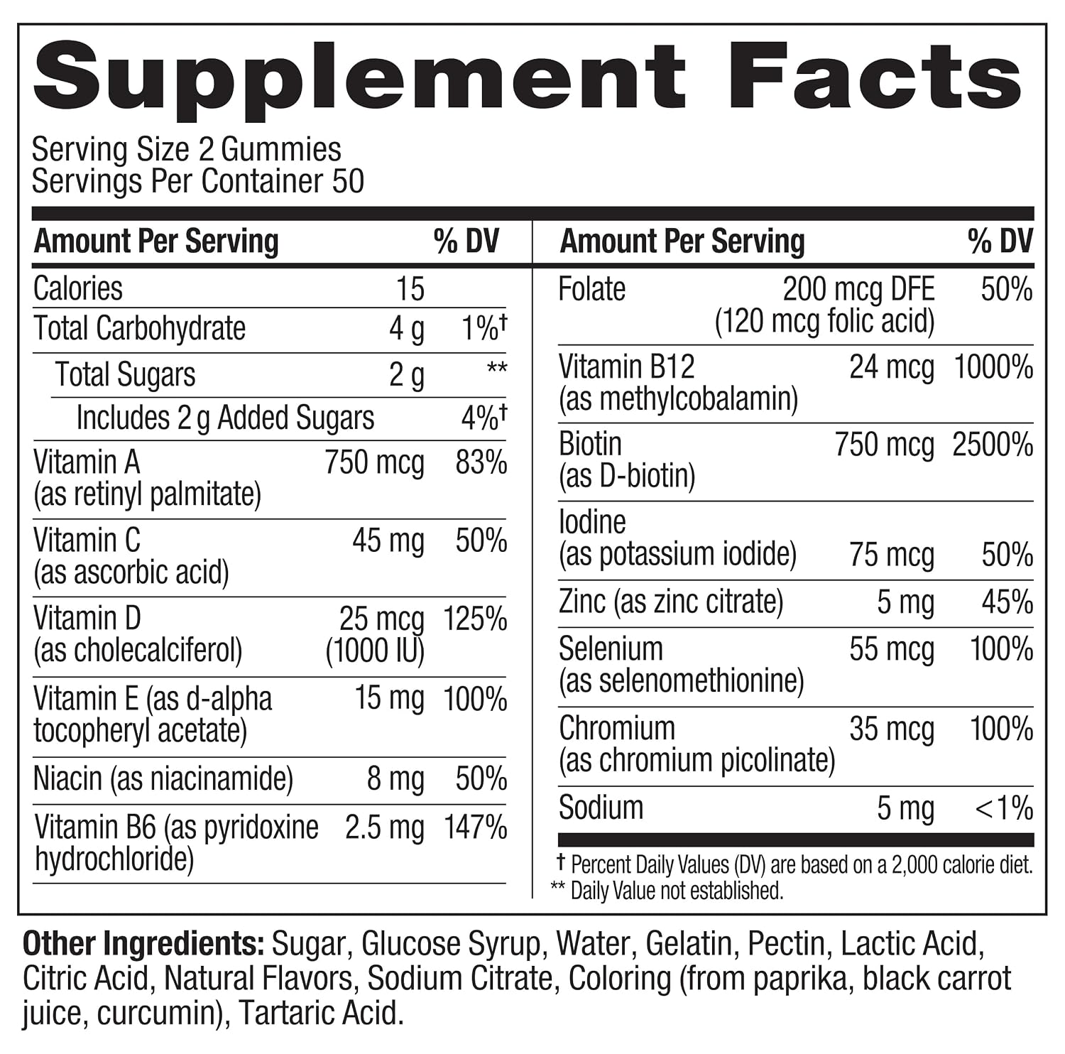 OLLY Teen Girl Multi Gummy, Healthy Skin and Immune Support*, Essential Vitamins, Biotin, Zinc, Chewable Multivitamin, Strawberry Melon Flavored, 50 Day Supply - 100 Count 9 OLLY Teen Girl Multi Gummy, Healthy Skin and Immune Support*, Essential Vitamins, Biotin, Zinc, Chewable Multivitamin, Strawberry Melon Flavored, 50 Day Supply - 100 Count - Image 7