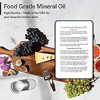 Vista 6 de Thirteen Chefs Aceite mineral – Acondicionador de grado alimenticio de 64 onzas para tabla de cortar madera, encimera y bloque de carnicero