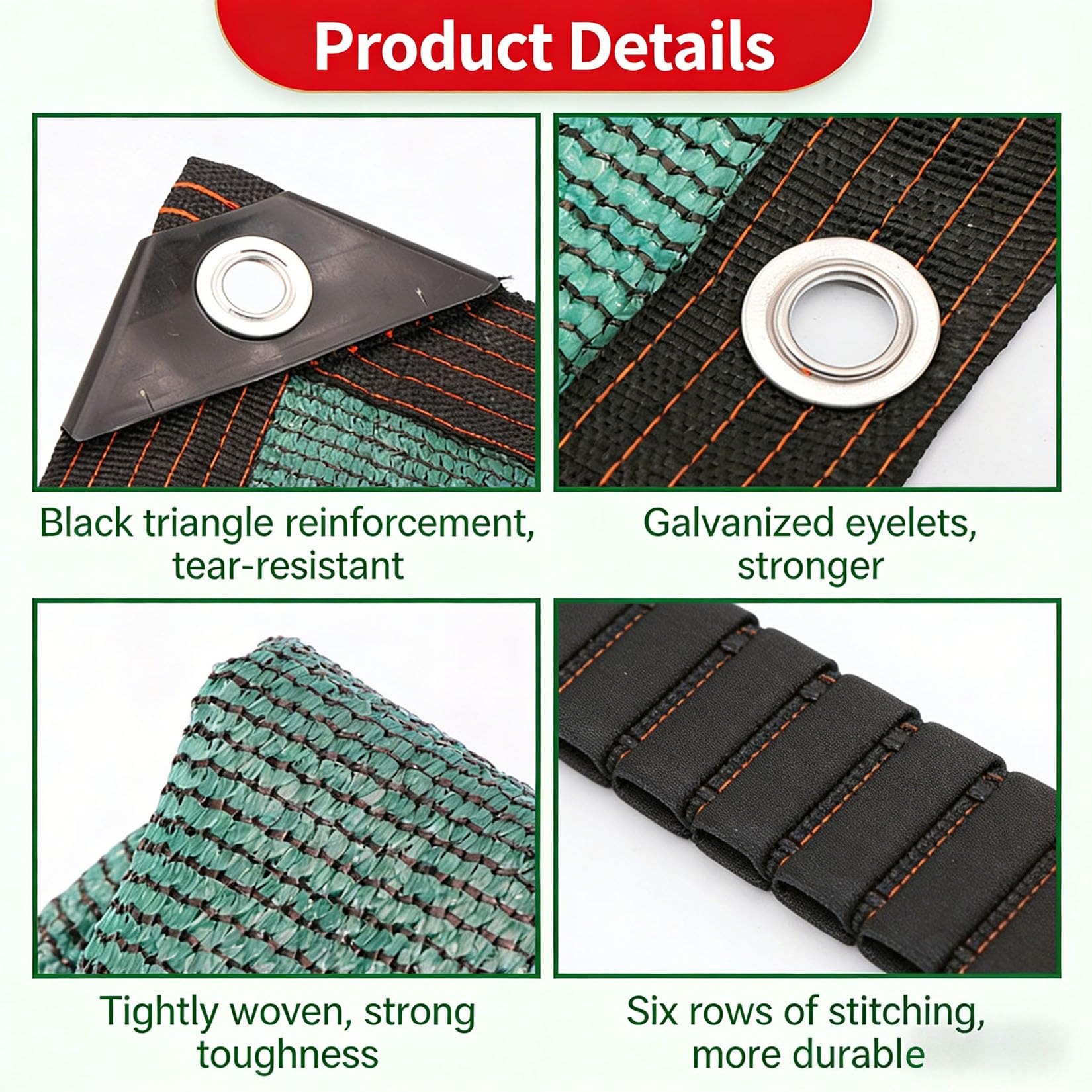 Telo Ombreggiante Verde 6x7m Rete Ombreggiante per Esterni Con Occhielli,88% Sole/UV Protezione Tessuto Ombreggiantes Traspirante Hdpe Panno Vele Parasole per Giardino/Pergola/Esterno/piscina