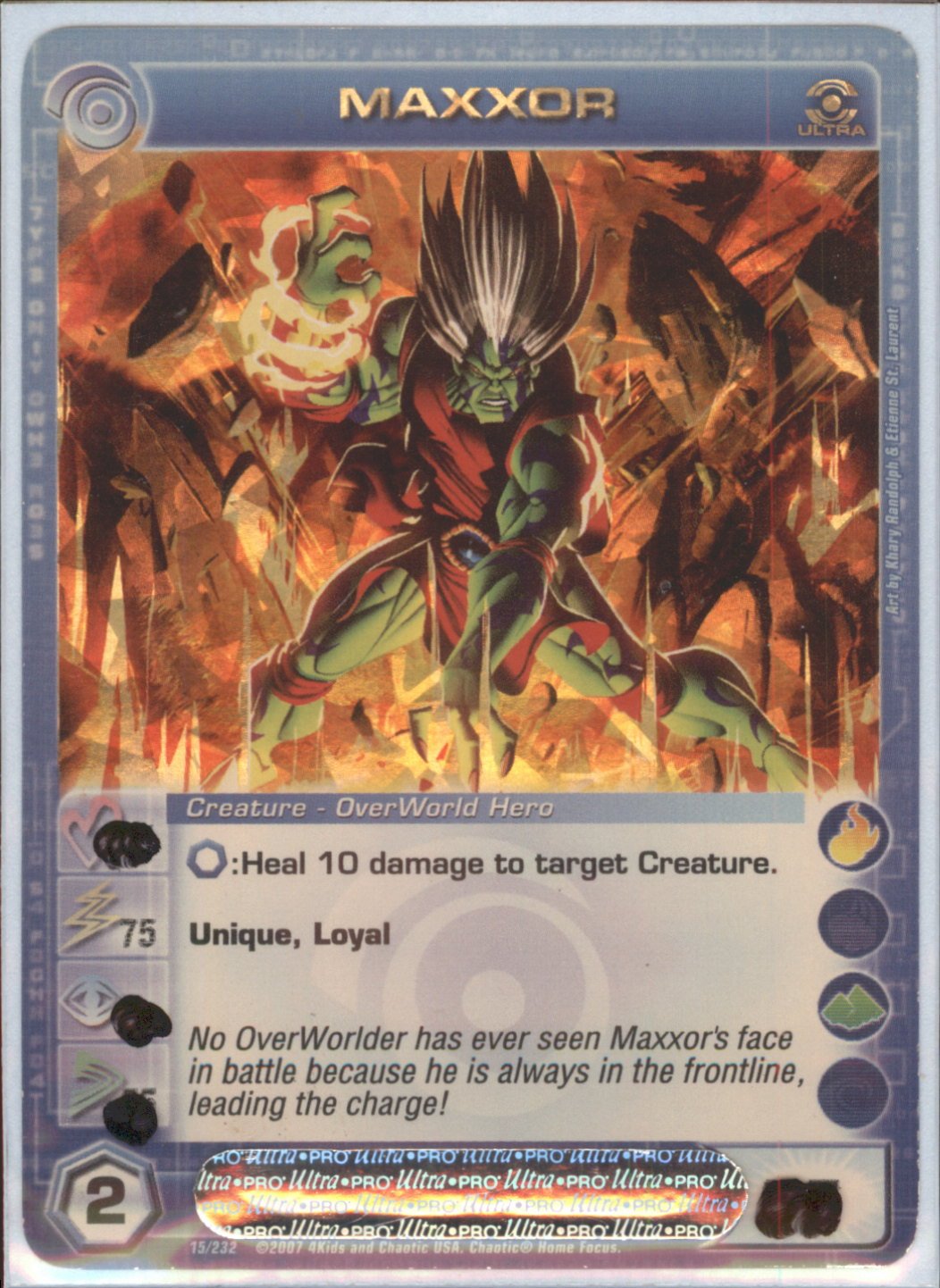 Chaotic Maxxor Ultra Rare Foil Card Max Strength Stat 75 | Desertcart Barbados Chaotic Maxxor Ultra Rare Foil Card Max Strength Stat 75 | Desertcart Barbados