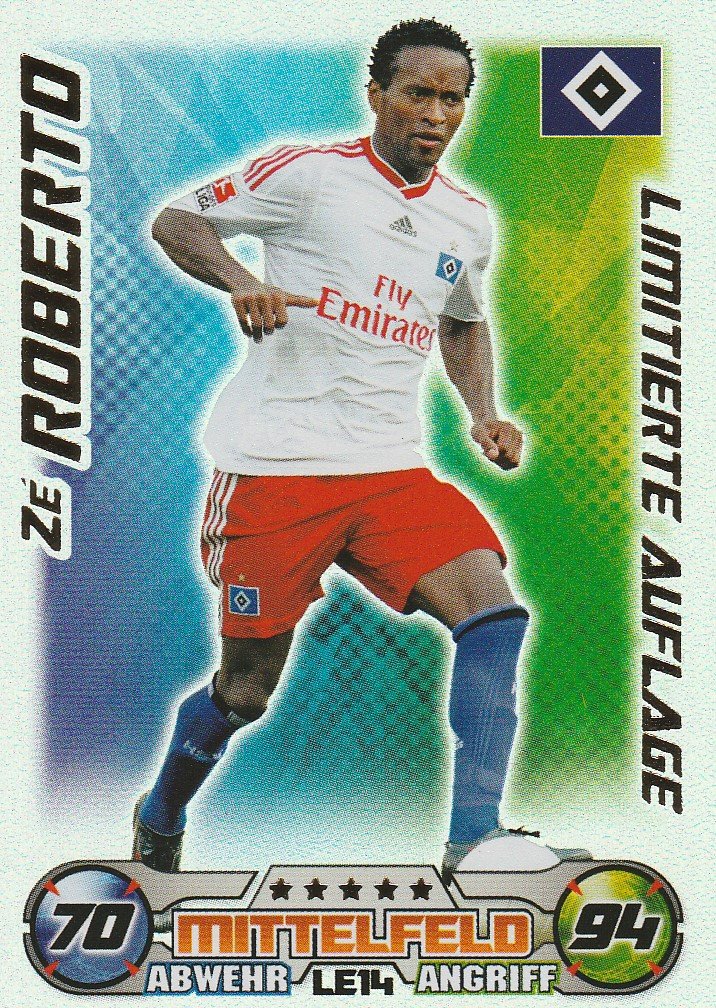 Topps Match Attax 09/10 - LE 14 - Ze Roberto - Limited Edition
