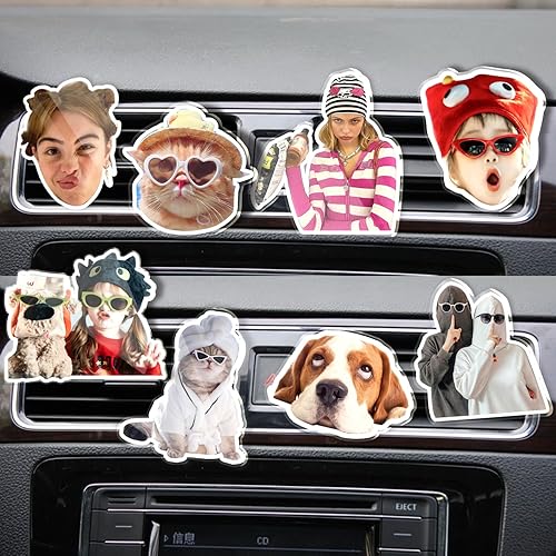 Personalised Car Air Freshener Vent Clip ，Acrylic Air Freshener with