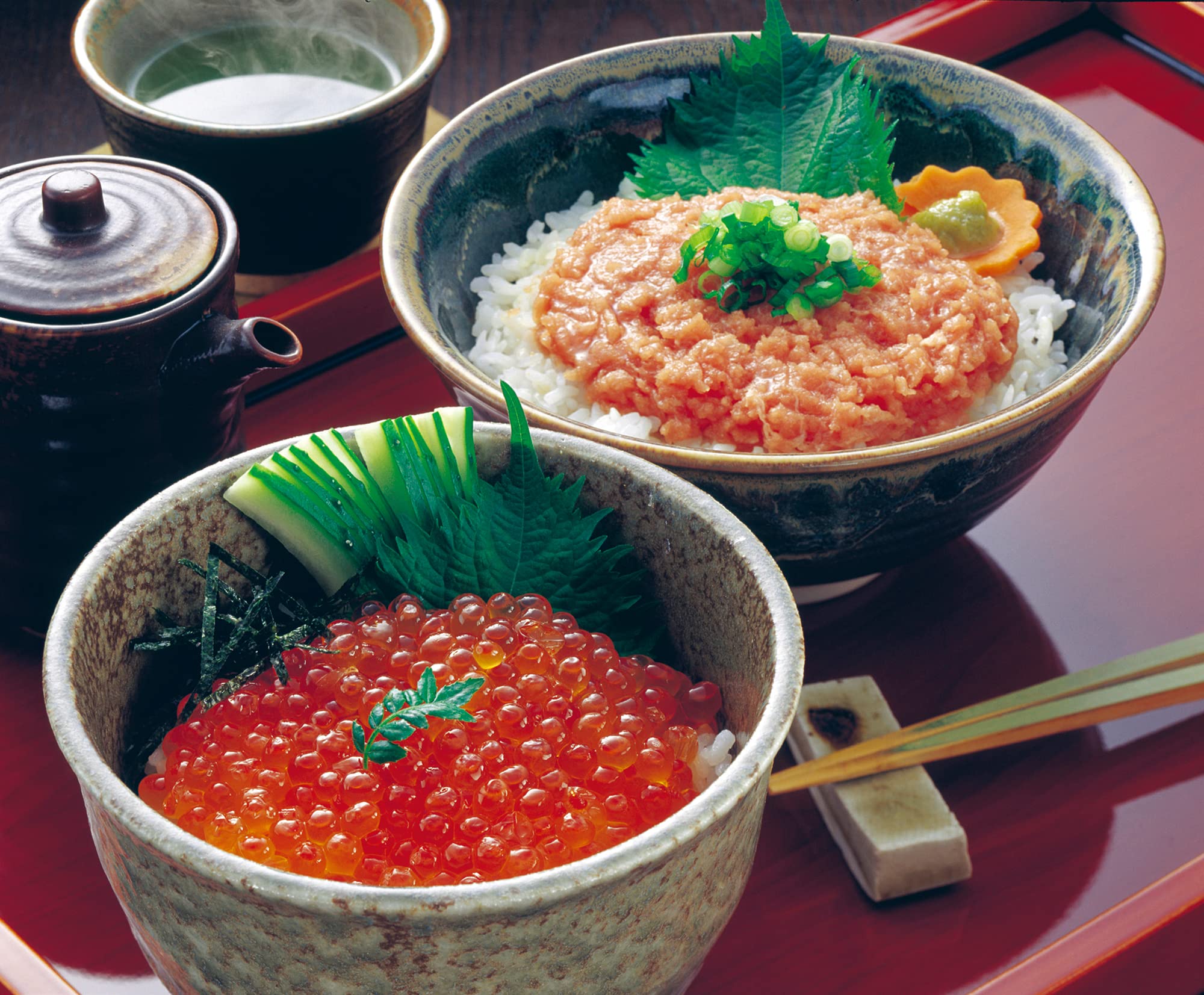 Amazon.co.jp: 鮮度の鬼 海鮮丼 いくら ねぎとろ セット (いくら250g +