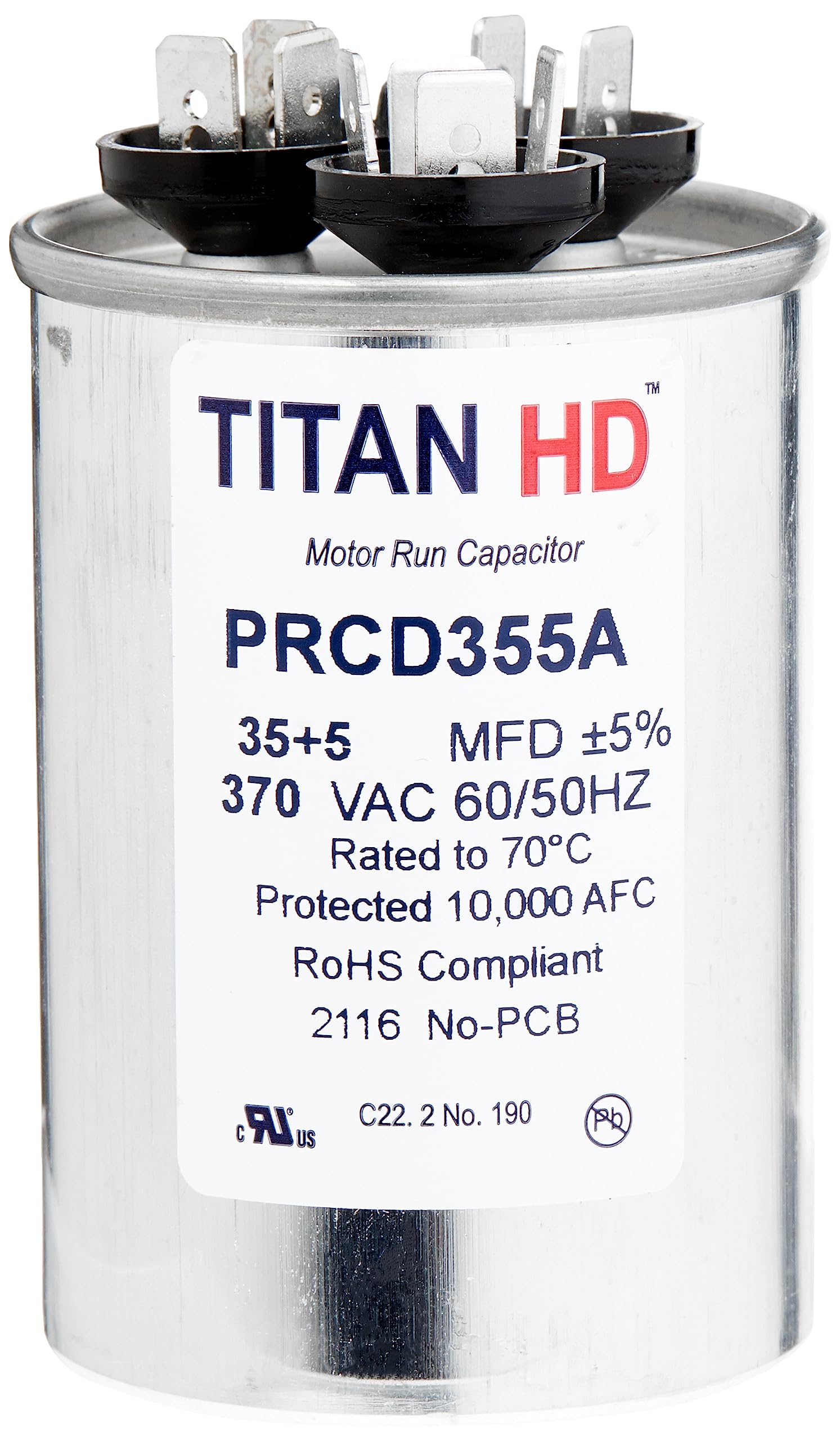 Packard Titan Hd 35+5Mfd, 370V, Round Prcd355A: Amazon.com