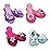 Melissa & Doug Dress-Up Shoes Set for Kids (4 Pairs) - Step In Style! High-Heeled Role Play Shoes - Pretend Play Costume Accessories for Toddlers & Preschool Ages 3+