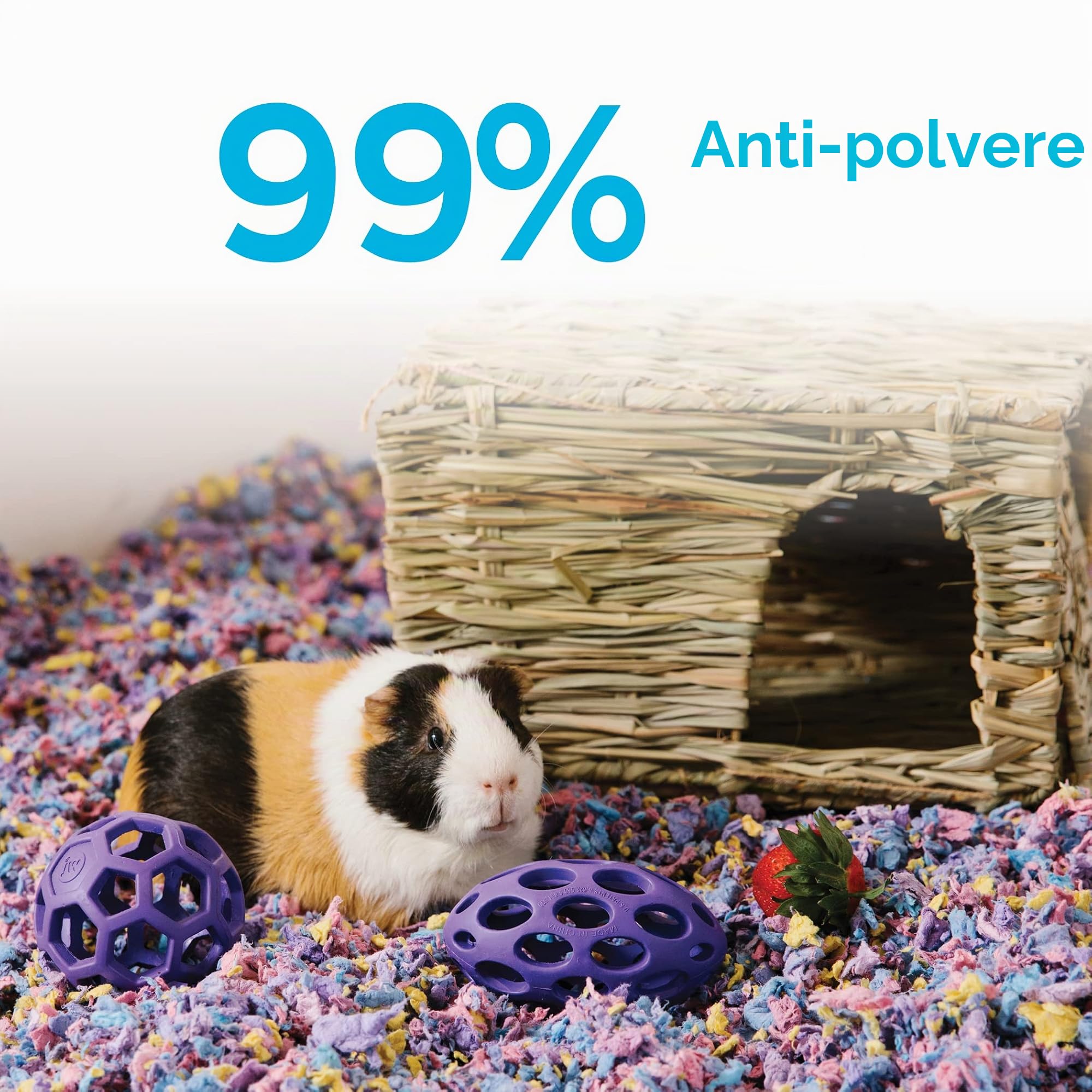 carefresh Complete Confetti Pet Bedding for Small Animals, 50 L by Carefresh