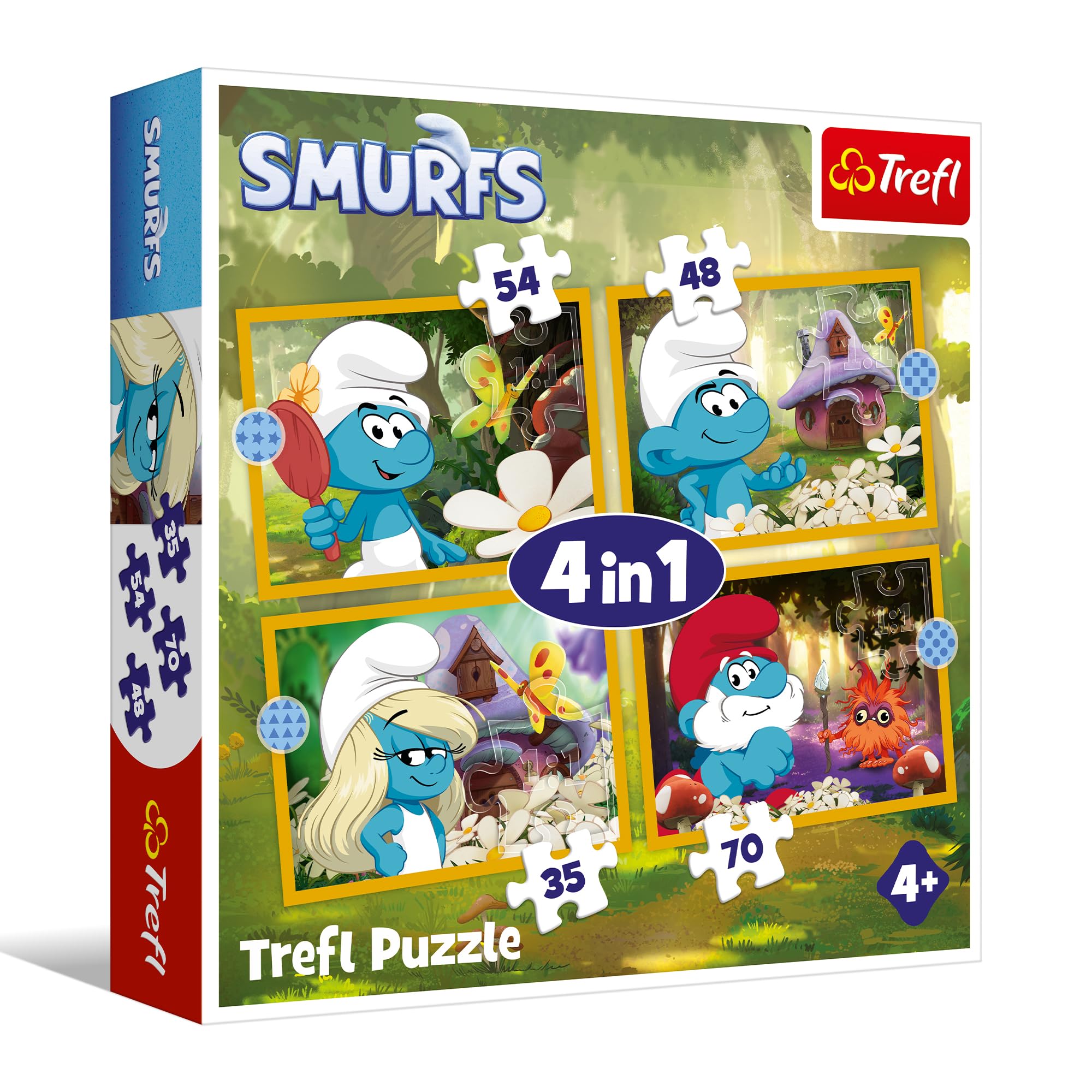 Trefl - Puzzle 3 In 1 Bluey: 3 Puzzle Da 20, 30 E 50 Pezzi Per Bambini Dai 3 Anni In Su - 4