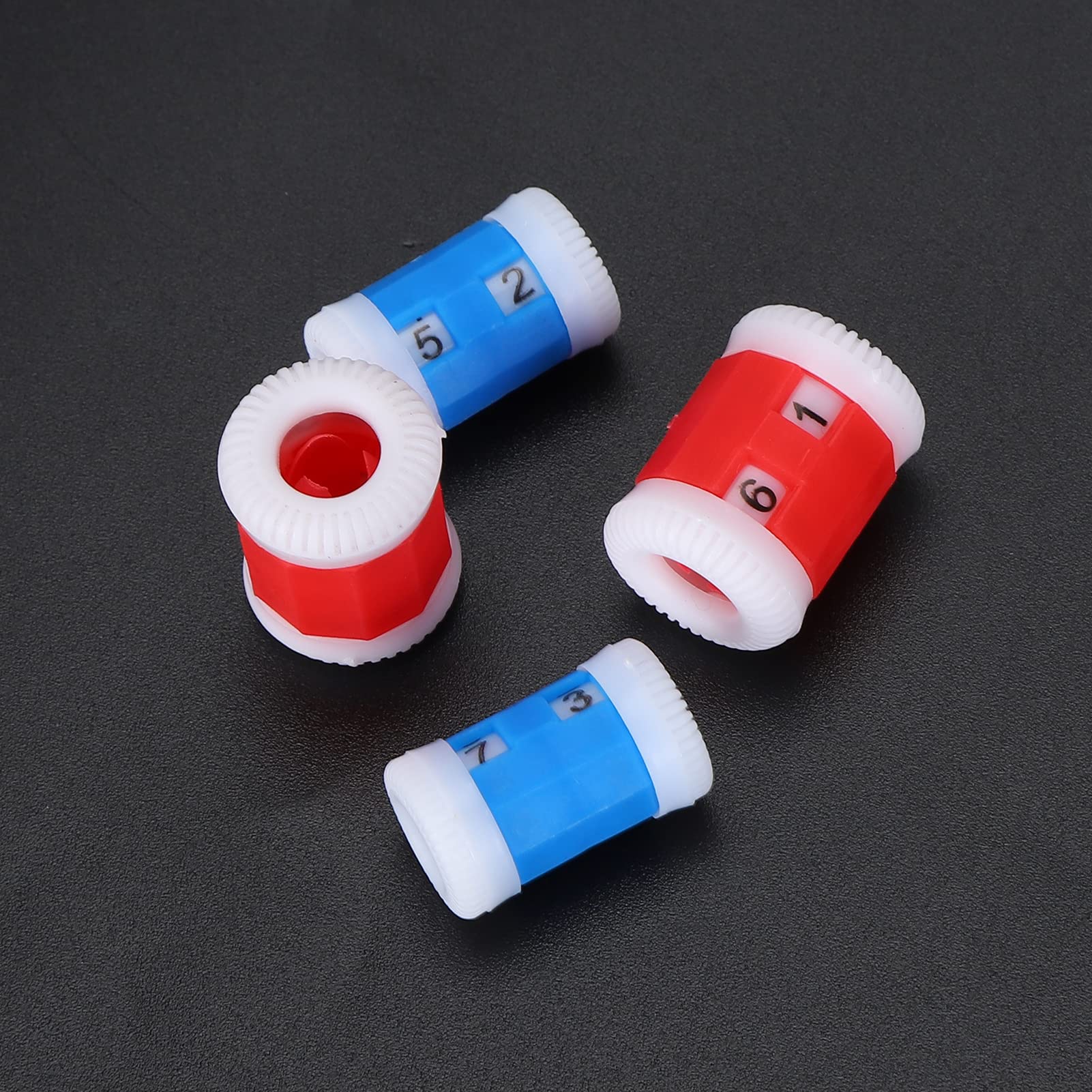 Plastic Knit Counter Counting Ring Color Line Marker Row Stitch Tool Crochet Accessories Knitting Tool Knitting Crochet Notions (2 Large and 2 Small) - Image 3