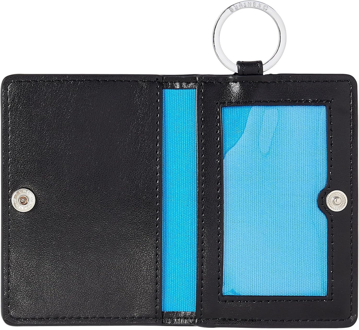 Oventure Keychain Wallet – Slim Leather ID Case with Key Ring | Compact, Stylish & Giftable Card Holder for Women (Black) - Image 5