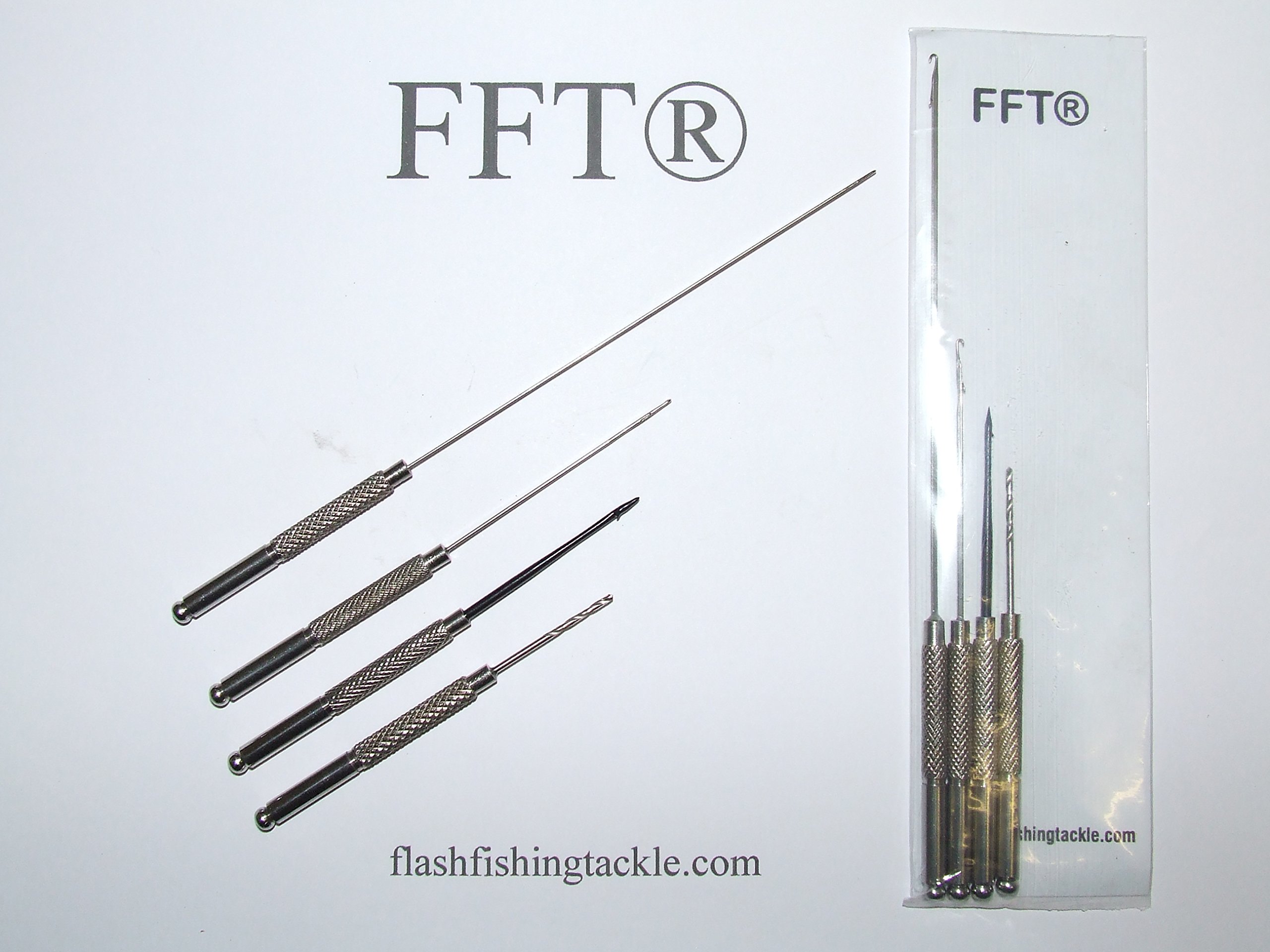FFT 4 Piece Stainless Steel Baiting Tool Kit Carp Course Bait Bollie Preperation Fishing