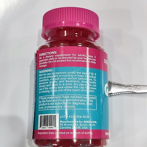 Miniatura 8 de Creatina para mujeres, 120 unidades de gomitas de monohidrato de creatina, sin hinchazón, suplemento masticable de creatina antes y después del