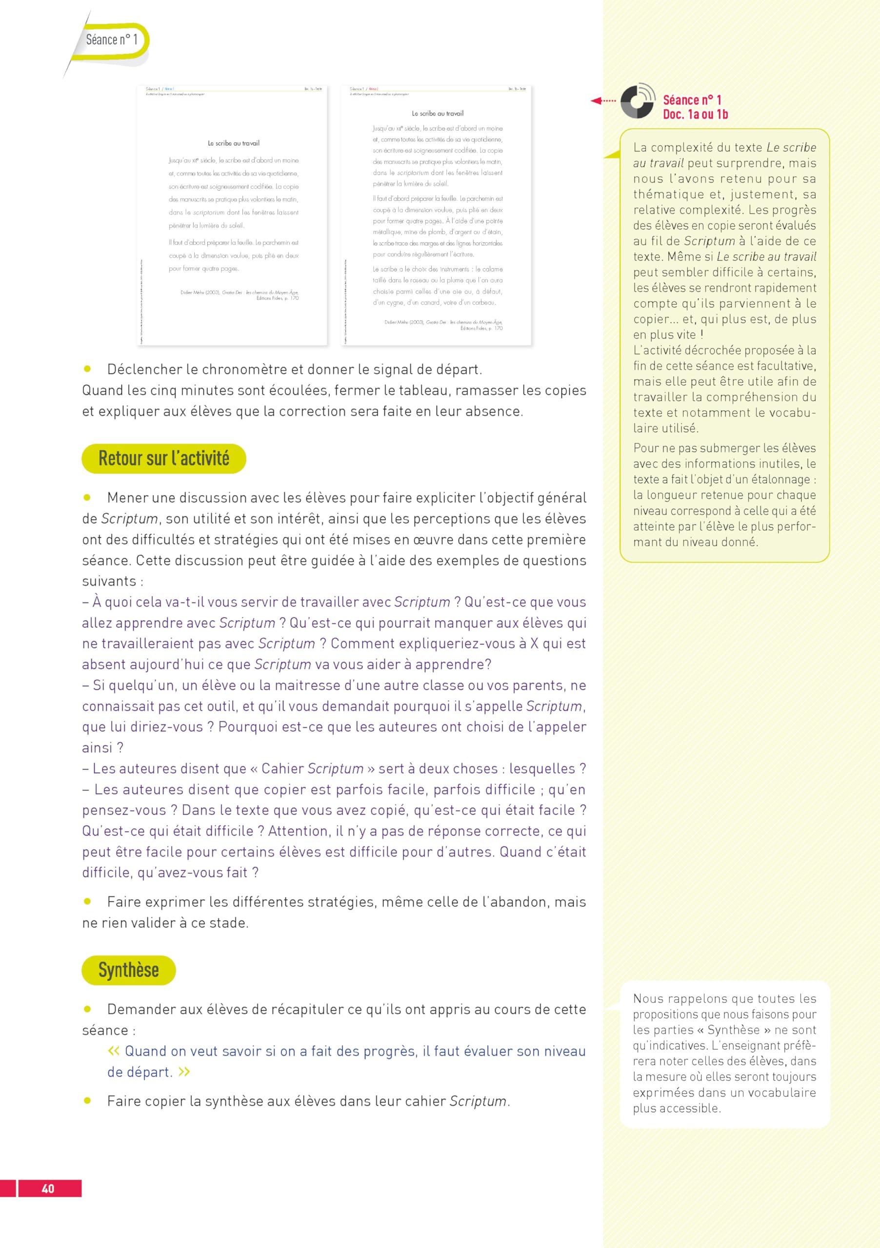 Scriptum - Apprendre à écrire : copier et orthographier CE1 CE2 Cycle 3 ULIS (+ ressources numériques)