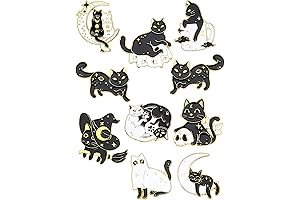 "Black Cat Pins: Charm Your World with Feline Flair"