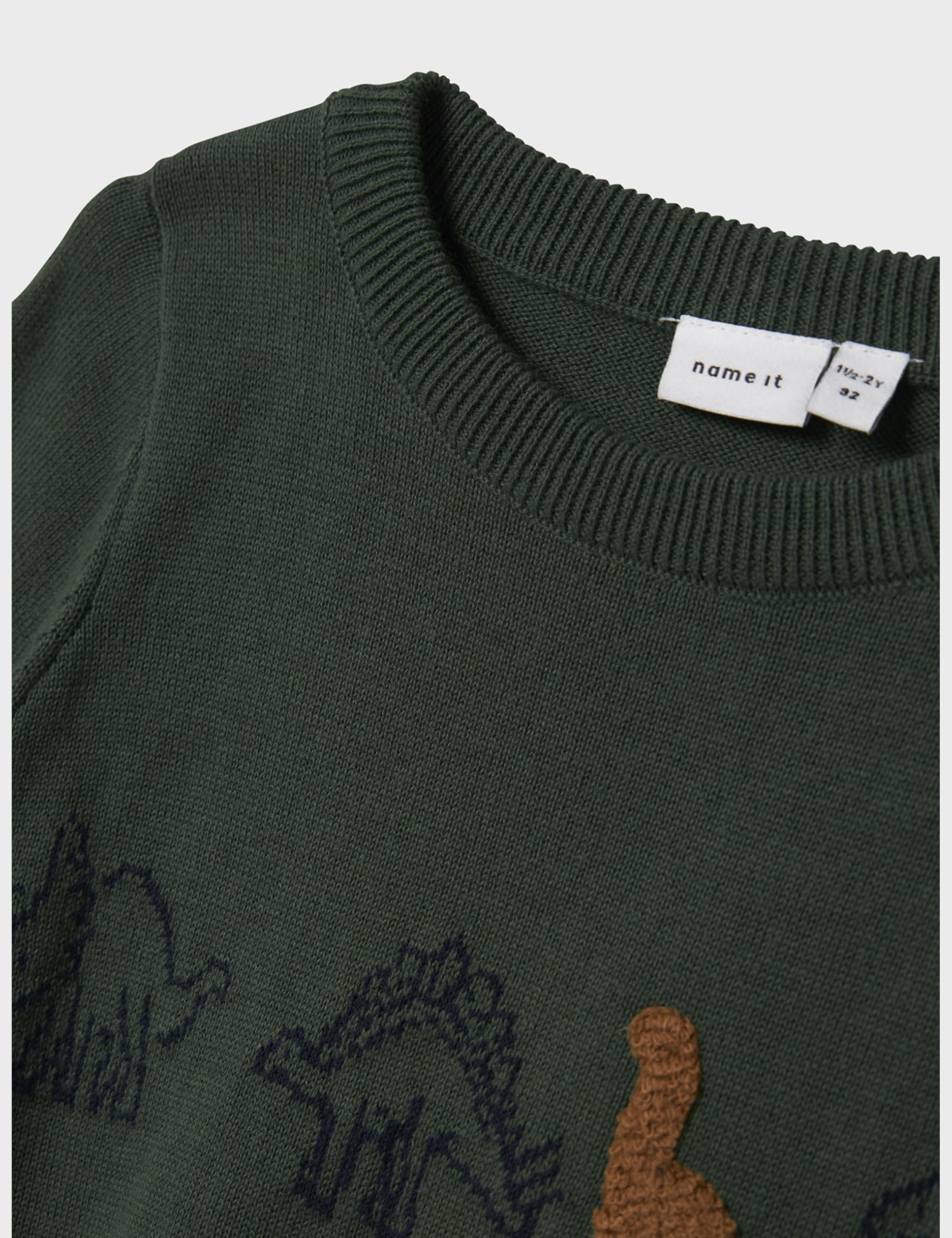 NAME IT Nmmneville LS Knit Box para Niños
