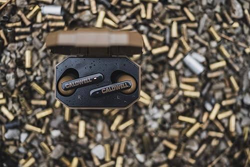 Miniatura 11 de Caldwell E-MAX Shadows 23 NRR - Protección auditiva electrónica con conectividad Bluetooth para disparos, caza y alcance