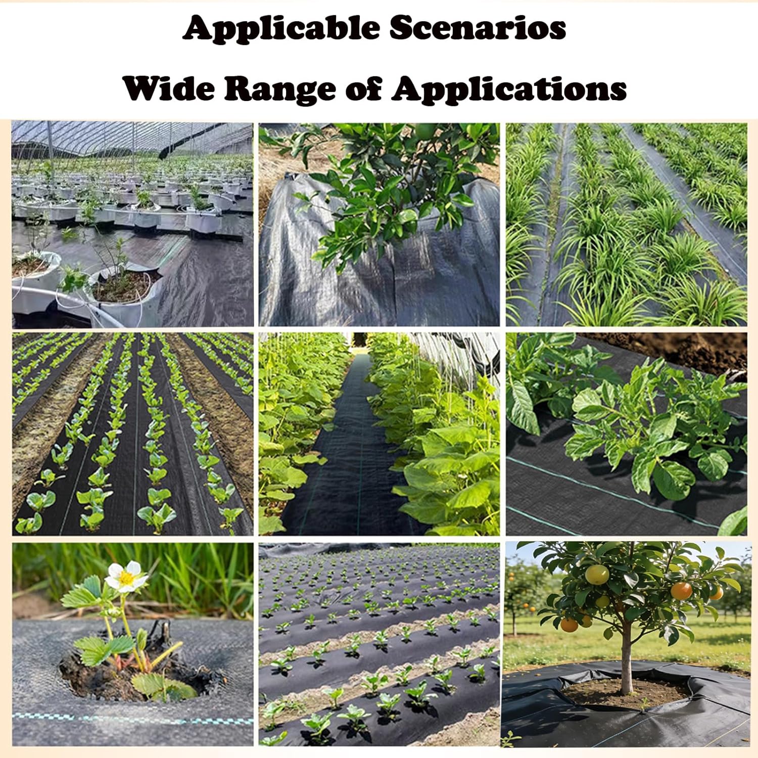 Weed Barrier Fabric Heavy Duty 3x100ft – Landscape Fabric with 40 U-Shaped Staples & Garden Scissors – Non-Woven Geotextile Ground Cover for Weed Control Garden Driveway & Patio