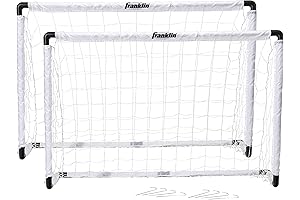 Franklin Sports Kids Soccer Goal Set: Mini Soccer Goals for Backyard Fun