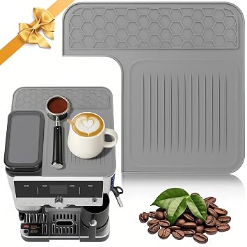 Silicone Top Mat for Ninja Luxe Cafe Espresso Machine ES601 ES701, Gray
