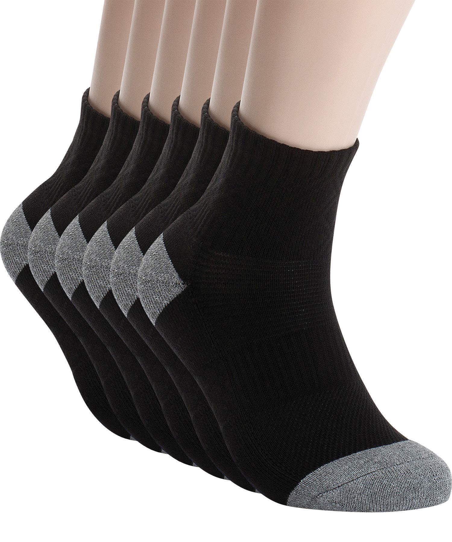 Pro Mountain Quarter Ankle Compression Athletic Cotton Mesh Hiking Socks Without Logo