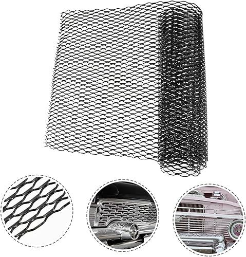 Miniatura 7 de Parachoques de coche Parachoques Parrilla 1 rollo de malla de panal de abeja Parrilla delantera del coche Rejilla frontal Rejilla de malla de nido