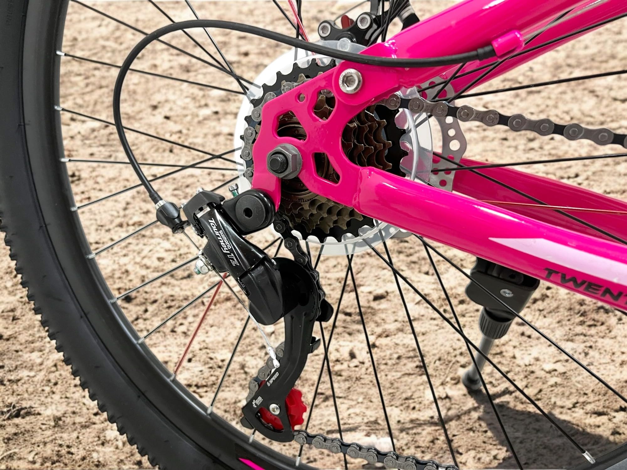 IBK Bicicletta Ragazza Mountain Bike Bici MTB 26'' Pollici BIAMMORTIZZATA Ragazza Cambio 21 Velocità Freni a Disco