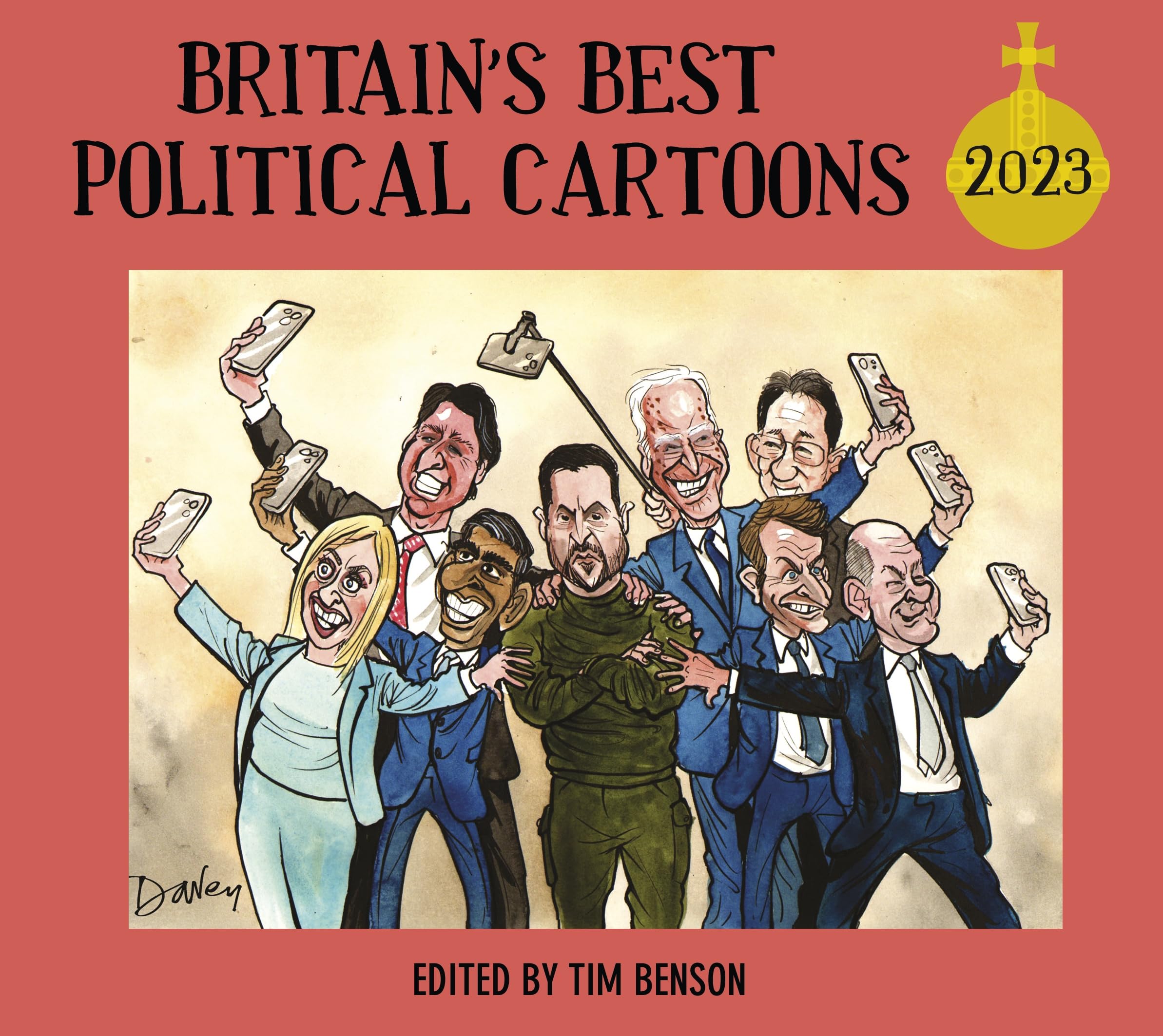 Britains Best Political Cartoons 2023 - Tim Bensin (Editor) - Good - Paperback