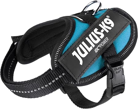 JULIUS-K9 IDC Powerharness, 2XS, no pull dog harness, Aquamarine