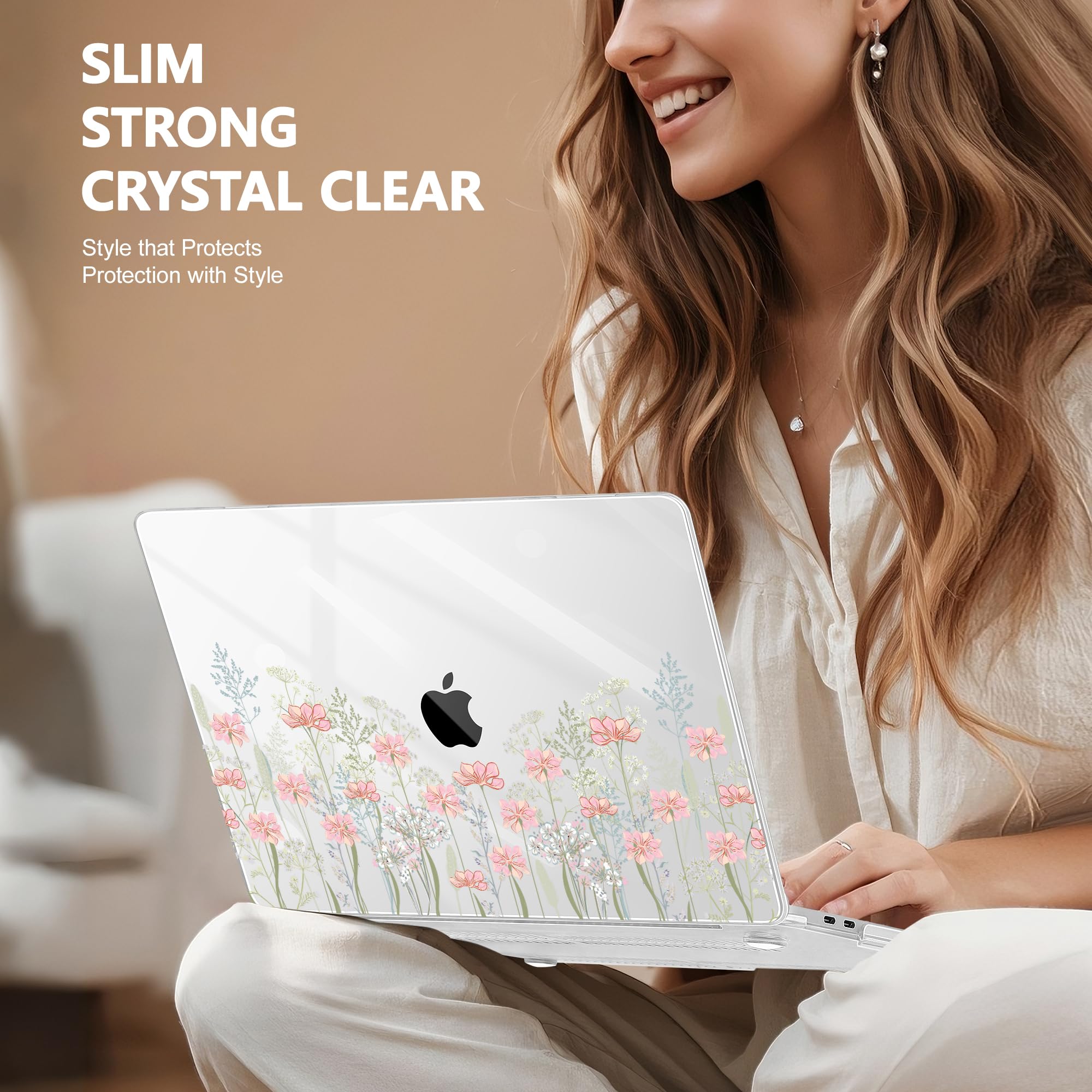 Funda rígida de plástico compatible con MacBook Pro de 13 pulgadas M2 2024, 2023, 2022-2016 A2338 M1 A2251 A2289 A2159 A1989 A1708 A1706, carcasa rígida de plástico con cubierta de teclado y