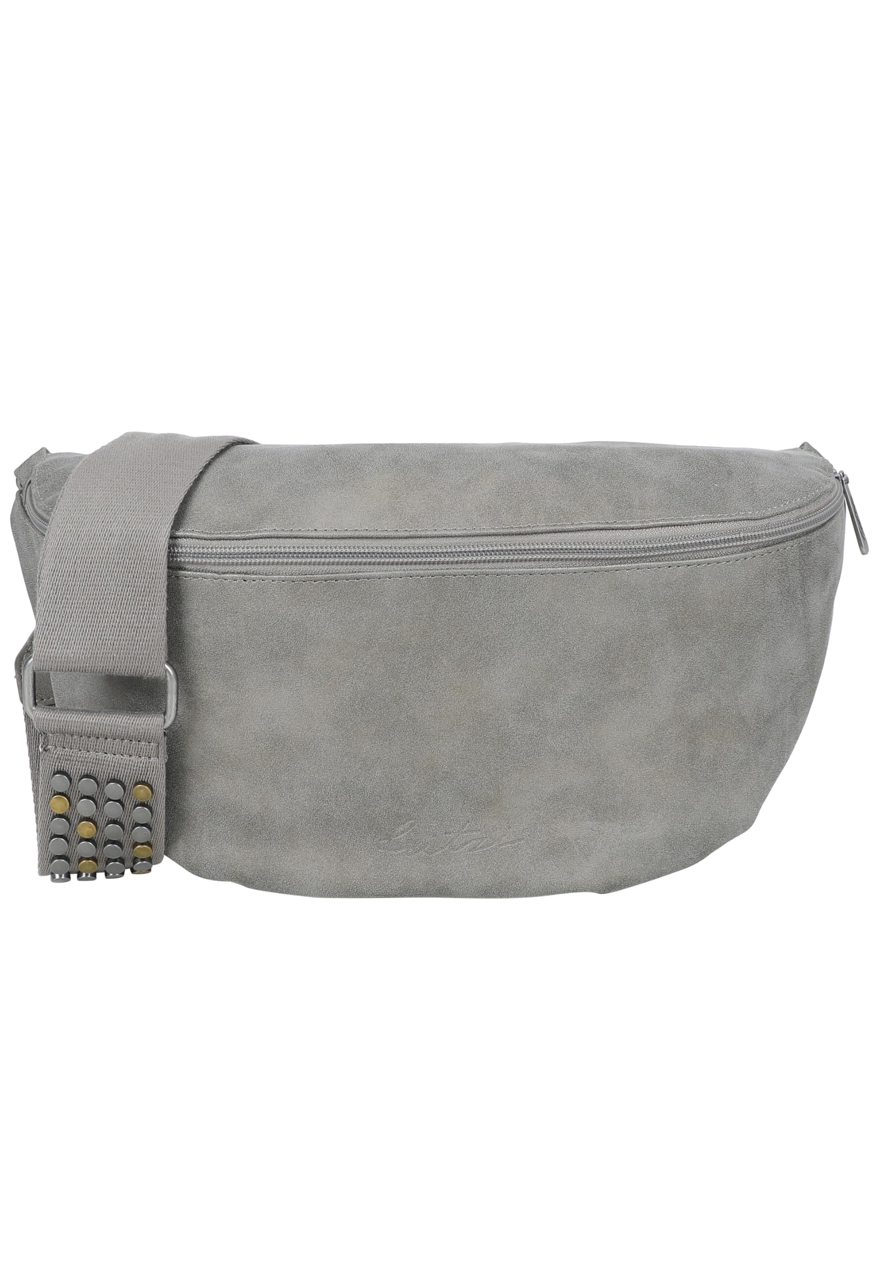 Fritzi Bum Bag Big Limited Rivet Damen Crossbody Bauchtasche Umhängetasche Freizeit Alltag Reißverschluss Lederimitat 16 x 34 x 11.5 cm, Braun