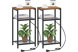 Tall Bedside Table Set of 2 (JET001CSR2)