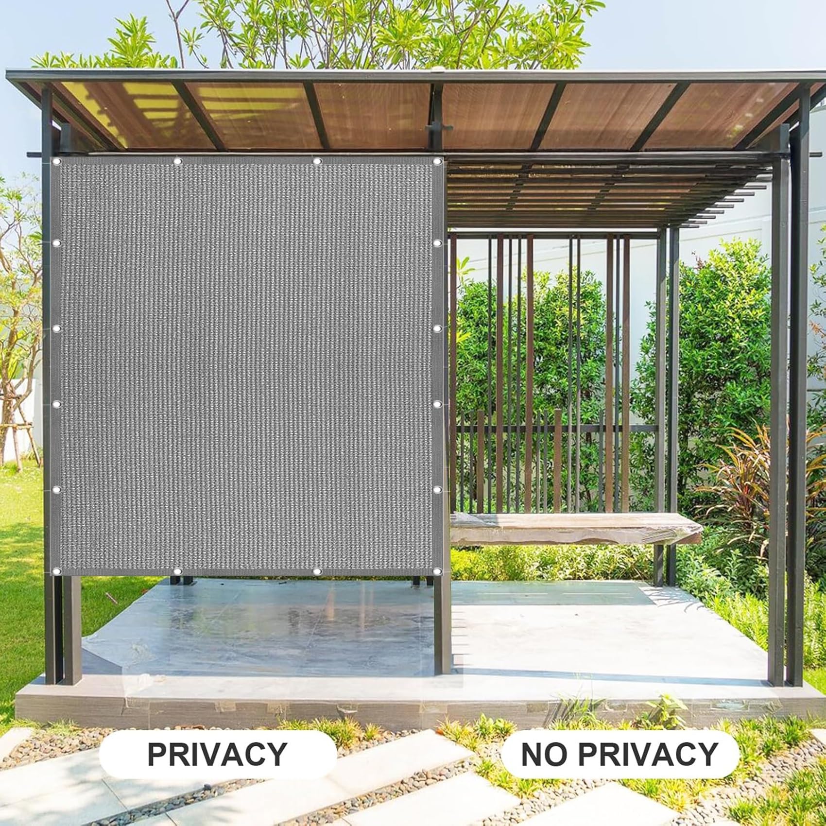 Amazon.co.jp: 日除けセイルひよけシェード サンシェード 125 x 190 cm