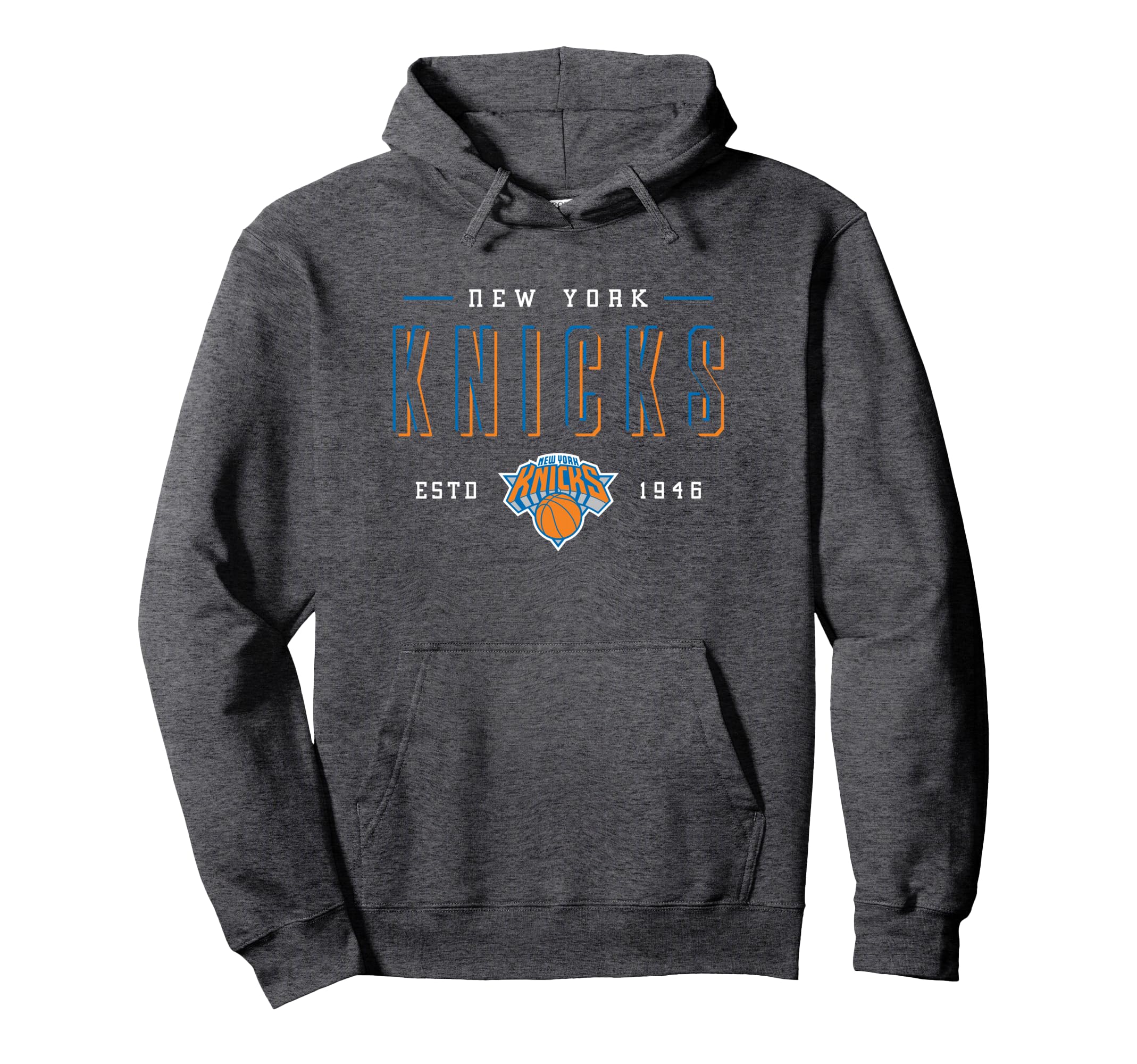 NBA Official New York Knicks Half Moon Pullover Hoodie