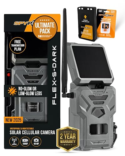 SPYPOINT Flex-S-Dark Ultimate Pack Solar Cellular Trail Camera